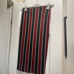 Striped Midi Skirt (Bodycon style)